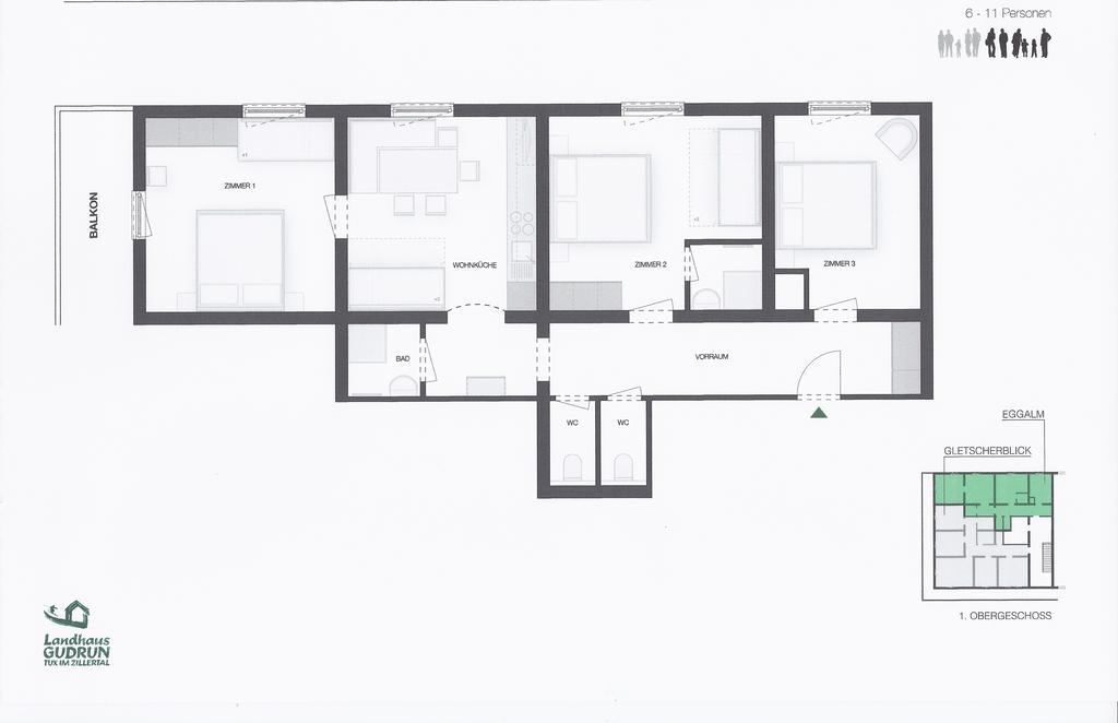Landhaus Gudrun Tux Cameră foto